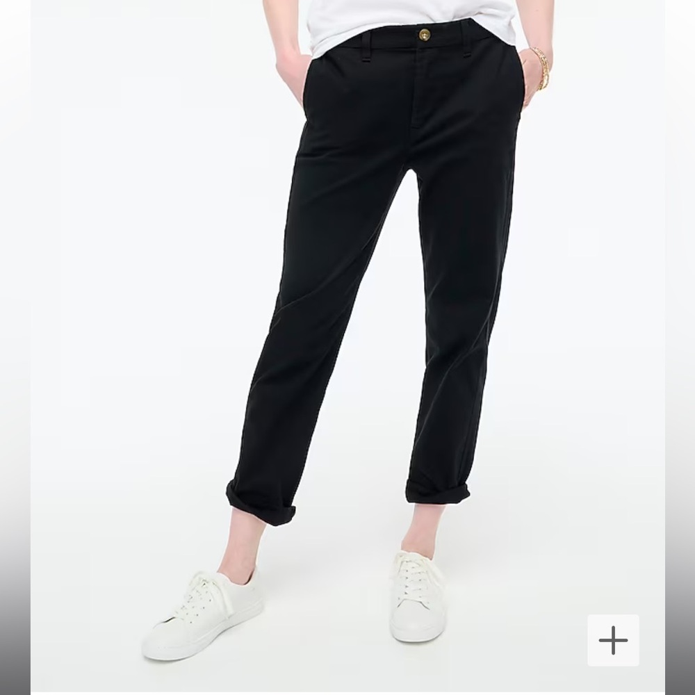 🎉NWT! 🎉 J. CREW High-rise girlfriend chino size 10P